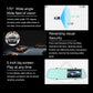5-inch wide-angle rearview mirror recorder screen with reversing camera security