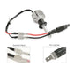 H1 bulb adapter wire harness with connectors and fuse-style module