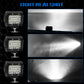 4-inch LED light bar, black housing with multiple white LEDs and front lens