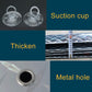 Hatchback sunshade cover with suction cups, thicker foil, and metal attachment hole