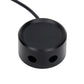 Car roof LED star projector lamp, black round top and base with two side holes