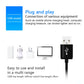 Car roof LED star projector USB socket adapter with plug-and-play connection wiring
