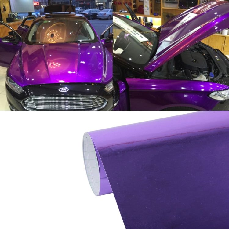 Purple electroplated vinyl car decal sticker roll