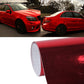 Red electroplated vinyl car decal sticker roll