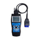 Handheld OBDII diagnostic scanner with LCD screen, keypad, and VAG CAN plug