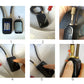 Blue alarm remote/controller with cable ports and mounting clips