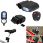 Bicycle wireless alarm sensor with remote control and clamp mounting bracket