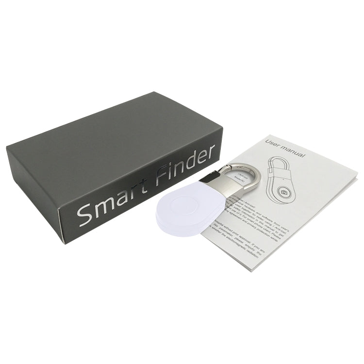 White key finder tracker with Smart Finder box and user manual