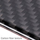 Close-up of carbon fiber texture sticker strip, dark gray weave pattern