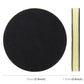 15 cm black grinding disk pad with textured surface and side size indicator
