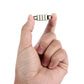 39mm LED festoon bulb, chrome ends and rectangular SMD light strip, compact size