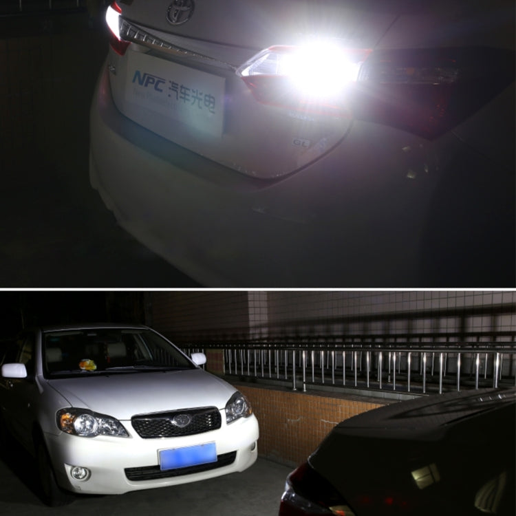 T10 LED bulb shining brightly as a white light source