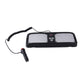 Car LED strobe warning light bar with two bright lens sections and control panel