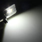Motorcycle LED headlight bulb emitting bright white beam