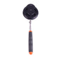 Telescoping inspection mirror handle with on/off switch cap and 55mm mirror head
