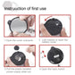 Inspection mirror battery cover instructions with on/off and cover opening directions