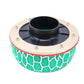 Universal air filter housing with green honeycomb foam and black intake tube