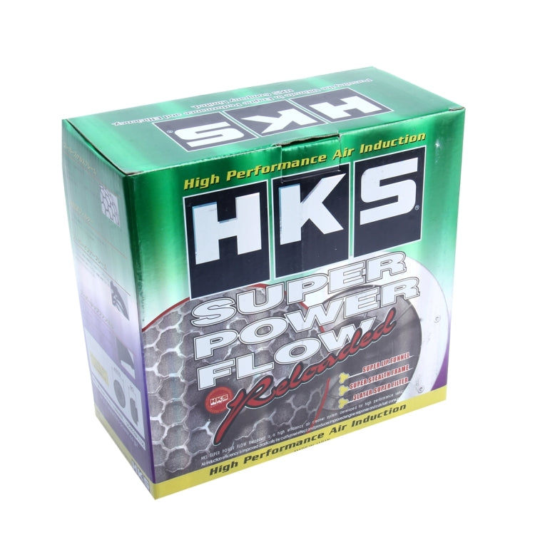 HKS Super Power air induction filter box, green and black packaging
