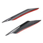 Two carbon-fiber flank stickers with red edge trim