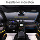 Car dash cam DVR installed on dashboard near the windshield