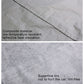 Gray composite snow cover fabric with reinforced edge and reflective heat insulation