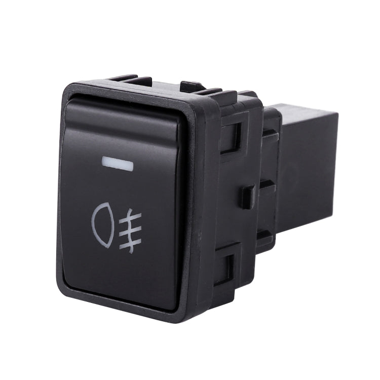 Fog light on-off rocker switch, black panel with light icon marking