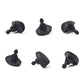 Set of two black windshield washer jet nozzles shown from multiple angles