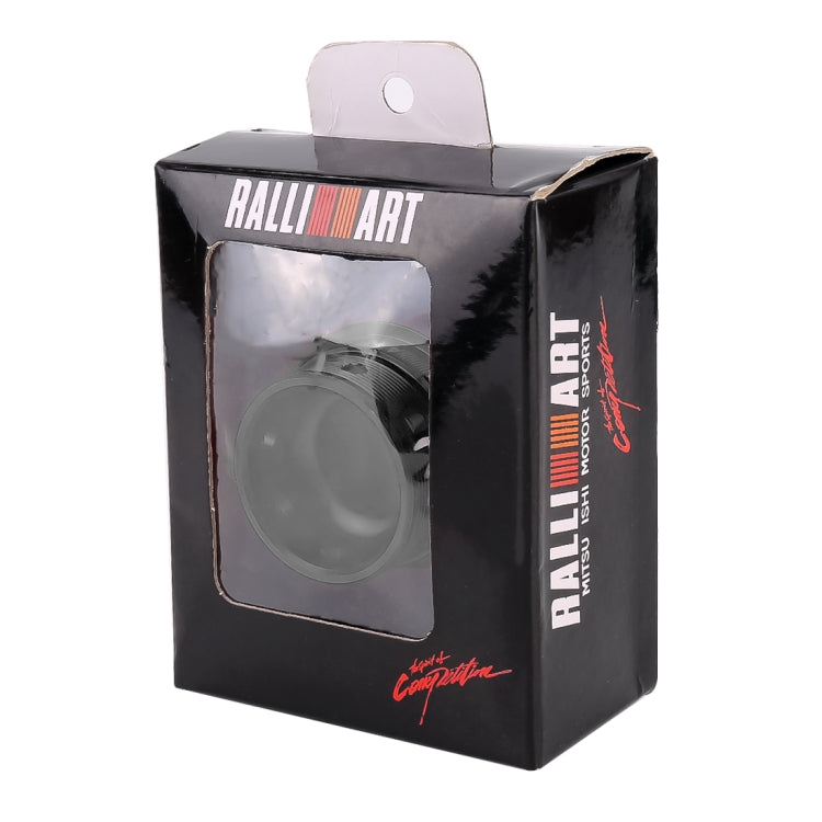 Black oil cap cover retail box with clear window and product image