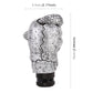 Snake-ghost skull gear shift knob, side view, about 10 cm tall