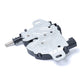 Bonnet hood lock latch catch block with silver metal plate and black plastic housing