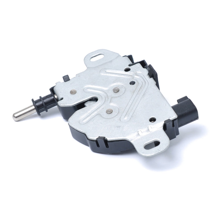 Bonnet hood lock latch catch block with silver metal plate and black plastic housing