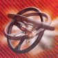 Steering wheel quick-release hub adapter with snap-off boss, dark finish