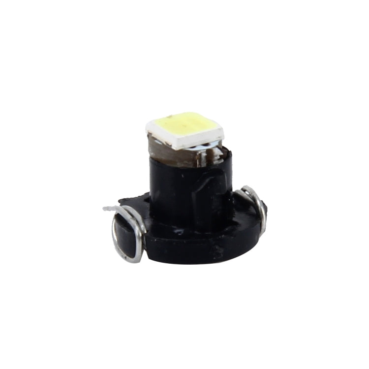 T3 0.5W LED bulb with white top LED chip and black housing, side view