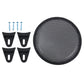 Subwoofer mesh grille cover kit: black grille, mounting clips and screws