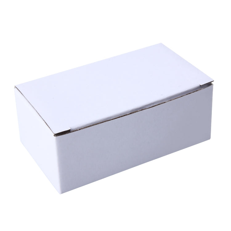White cardboard box packaging for LED license plate light set