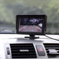 Dashboard-mounted 4.3-inch monitor showing rear parking grid lines