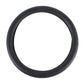 Black universal rubber steering wheel cover ring with textured grip