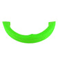 Light green universal rubber steering wheel cover segment with textured grip