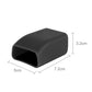 Black rubber buckle lock cover size: 7.2cm x 5cm x 3.2cm