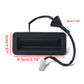 Black rectangular release switch with cable and white connector plug