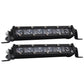 2-pack 8-inch LED light bars with black housings and multiple LED lenses