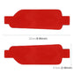 Red car decorative sticker insert with size markings, 22cm length