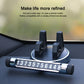 Car dashboard phone holder with black stand and rotating parking digit number strip