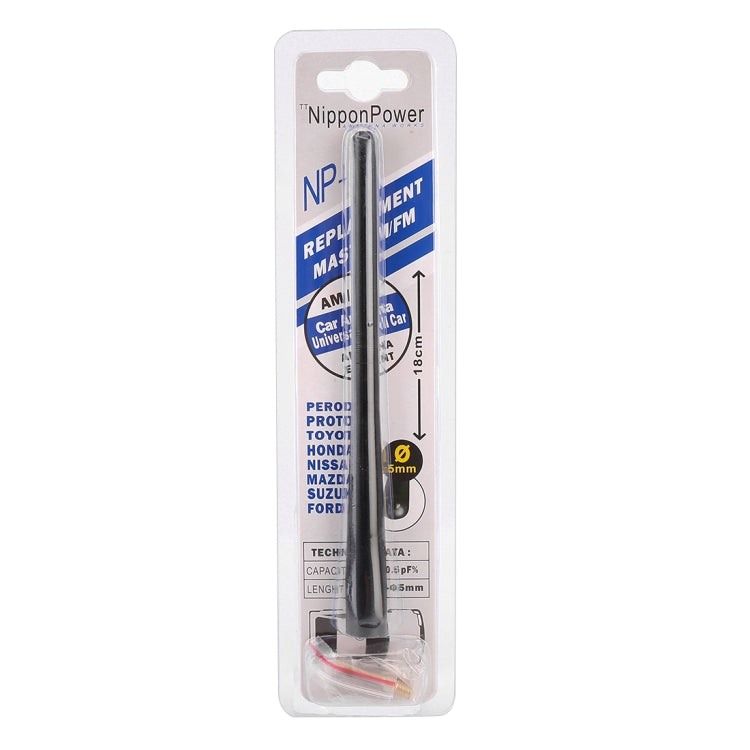 Car antenna aerial in retail blister package