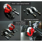 Aluminum bag hook kit with clamp bracket parts for handlebar mounting