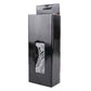 Black retail package for gear shift knob kit with window and hanging tab