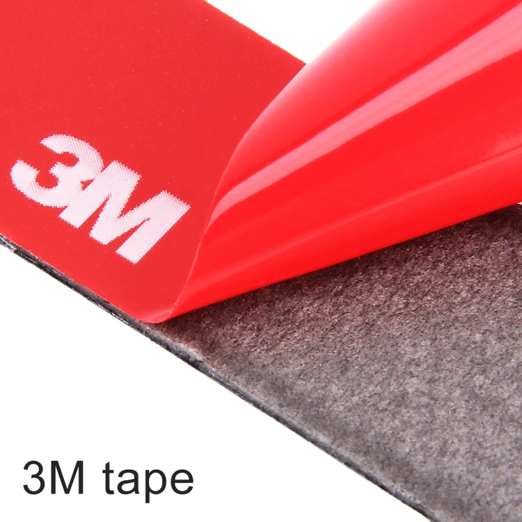 Carbon fiber trim sticker corner edge with 3M tape backing for mounting