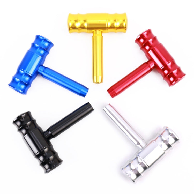 Universal car gear shift knob set in blue, red, gold, and silver