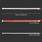 60cm slim LED light strips, showing length and thickness with wire leads