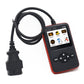 OBDII diagnostic code scanner with long cable and vehicle OBD connector